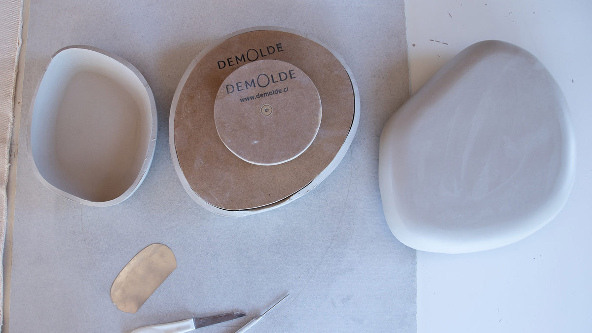 Molde NIDO M Ovalado para Cerámica en MDF